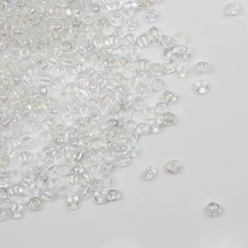 Miniatura 28 de Tamaño 6/0 - Cuentas de semillas de vidrio para manualidades de 0.157 in, cuentas negras para la fabricación de joyas