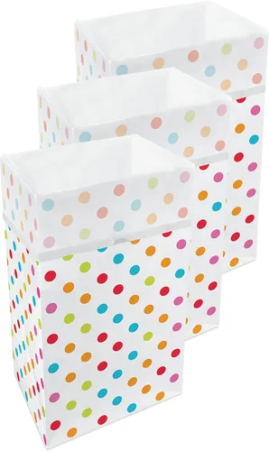 Miniatura 7 de Clean Cubes Botes de basura desechables de 30 galones (paquete de 3) con bolsas bajas, contenedores plegables de basura y reciclaje para fiestas