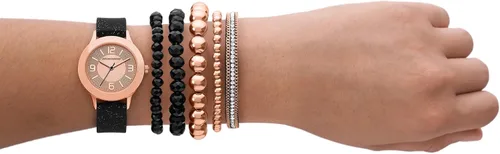 Miniatura 4 de Skechers Reloj de cuarzo para mujer y pulsera apilable