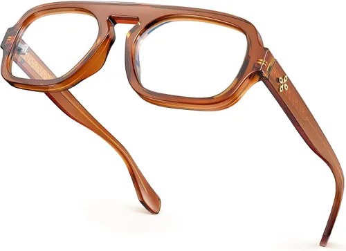 Miniatura 10 de VISOONE JANE - Lentes de bloqueo de luz azul cuadrados con diseño cuadrado y antirreflejos, antirreflejos, para mujeres y hombres