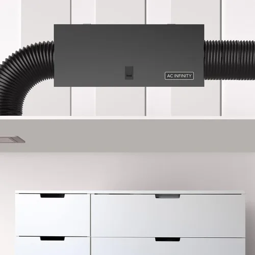 Miniatura 6 de AC Infinity Caja de filtro en línea de 4 pulgadas con filtro de alta eficacia, kit de filtración HVAC para toda la casa, se adapta a ventiladores