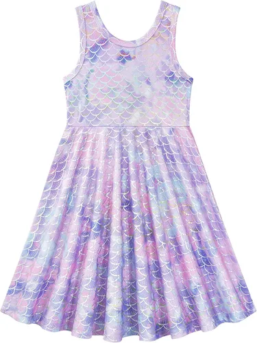 Miniatura 8 de Vestido brillante de arcoíris para niñas pequeñas, vestido de cumpleaños obsesionado con unicornio, regalo para niñas, vestido especial de princesa