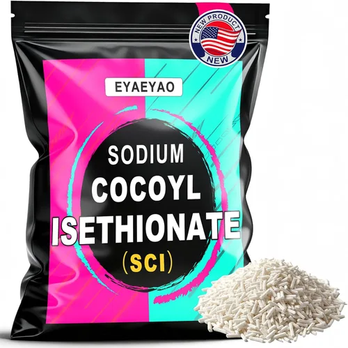 Isetionato de cocoilo de sodio, polvo SCI de 8 onzas, burbujas increíbles, suave con la piel, polvo de isetionato de coco de sodio para hacer bombas
