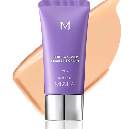 Miniatura 17 de MISSHA M PERFECT COVER SERUM BB CREAM No.13 Light Fair- Fair with Cool Undertone, BB Cream de Cardi B Pick, tinte para la piel, hidratante tintado