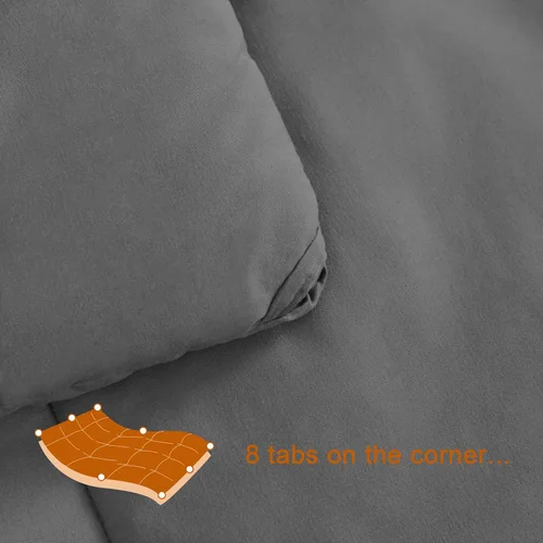 Miniatura 5 de NTBAY Edredón tamaño individual, relleno de edredón alternativo al plumón, ropa de cama para todas las estaciones, relleno de edredón acolchado