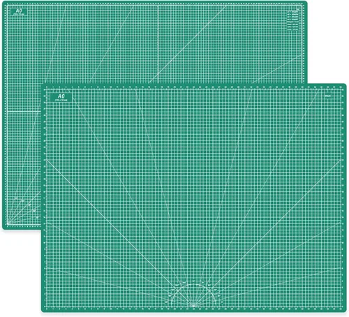 Miniatura 18 de Headley Tools Tapete de corte autorreparable grueso de 18 x 12 pulgadas, tapete de costura de corte giratorio A3 para manualidades, tabla de cortar