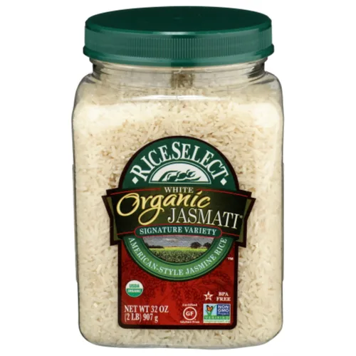 Miniatura 10 de RiceSelect Arroz Arborio orgánico, arroz risotto, sin gluten, sin OMG, 32 onzas (paquete de 4 frascos)