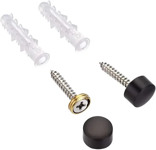 Miniatura 6 de Sumnacon Perchero de acero inoxidable para colgar ropa, 2 piezas, gancho para ropa con brazo oscilante, organizador de almacenamiento de bata Negro