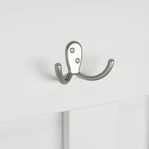 Miniatura 6 de Bush Furniture Salinas Hall Árbol con banco de almacenamiento de zapatos, blanco puro y gris Shiplap Shiplap Gris/Blanco Puro