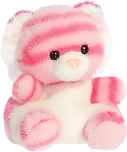 Miniatura 3 de Aurora® Adorable animal de peluche Palm Pals™ Pink Tiger™, divertido peluche coleccionable para niños y adultos, perfecto para decorar habitaciones