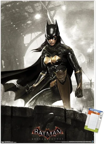 Miniatura 15 de Trends International DC Comics Video Game-Arkham Knight-Batgirl - Póster de pared, 14.72 x 22.37 pulgadas, versión enmarcada de madera de granero
