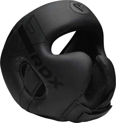 Miniatura 4 de RDX Casco de boxeo, entrenamiento de MMA, Kara acolchado ajustable, casco de Muay Thai, Kickboxing, Sparring, Artes Marciales, Karate, casco