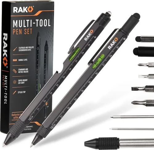 Miniatura 10 de RAK Pro Tools - Alicates multiherramienta – Regalos únicos geniales para papás que lo tienen todo – Multiherramienta compacta de supervivencia DIY