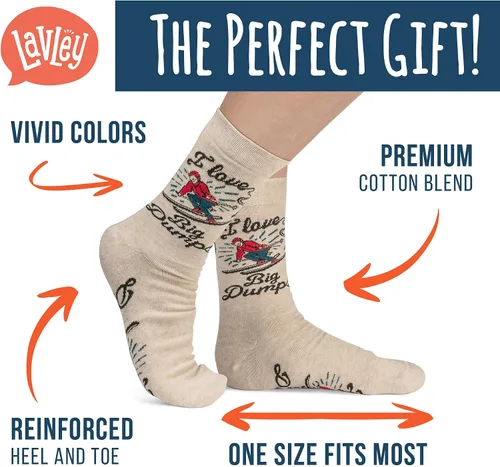 Miniatura 47 de Lavley Calcetines divertidos para adultos, regalos novedosos y rellenos de calcetines para hombres, mujeres y adolescentes, talla única
