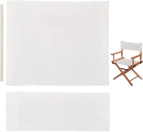 Miniatura 12 de GORGECRAFT Fundas para sillas de directores de 21 ~ 16 x 8 ~ 21 pulgadas, funda de asiento de lona negra para asiento y respaldo con palo de madera