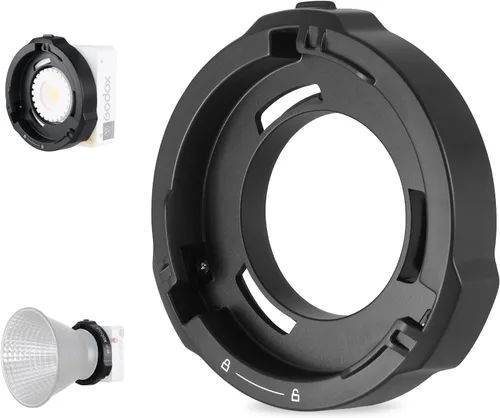 Godox ML-GB Godox Mount to Bowens Mount Speedring Adaptador para Godox AD300Pro, AD400Pro, ML100BI, ML30, ML30BI, ML60, ML60BI, ML60IIBI que adoptan