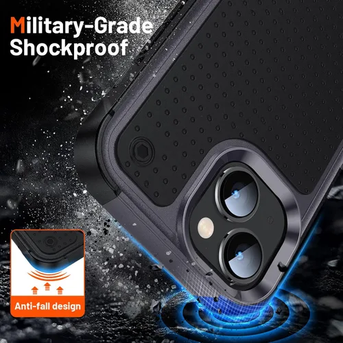 Miniatura 306 de Jeylly Funda para iPhone SE/Funda para iPhone 5S, Exterior de Plástico Duro que Absorbe Golpes + Interior de Silicona de Goma Defensor contra