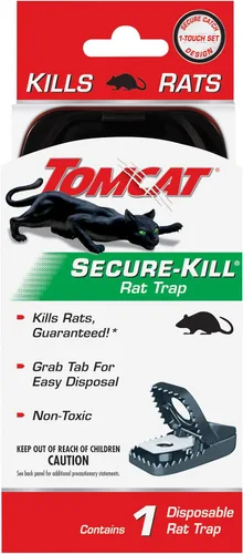 Miniatura 8 de Trampa para ratones Tomcat, mata eficazmente ratones para eliminación limpia y sin contacto, 4 trampas (paquete de 2)