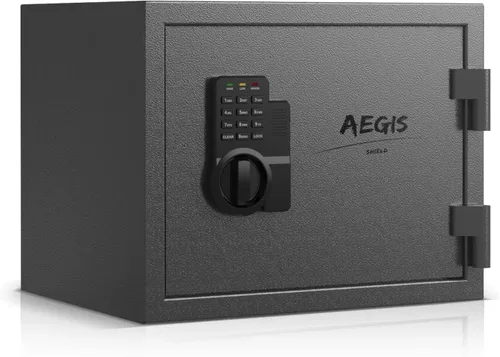 Miniatura 11 de Caja fuerte electrónica AEGIS de 0,8 pies cúbicos - Caja fuerte de seguridad con teclado digital para el hogar/oficina, caja de efectivo de acero
