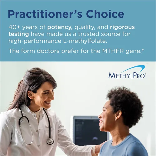Miniatura 5 de MethylPro Multivitamínico + L-metilfolato de 15 mg – Apoya una mentalidad saludable – Vitaminas A, C, D3, E y más – Folato activo para apoyo a