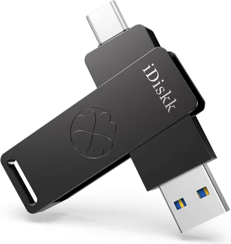 Miniatura 10 de 【Plug-Play】 iDiskk - Unidad flash SSD de alta velocidad de 256 GB de 1000 MB/S para iPhone 17/16/15/Plus/Pro/Pro Max, USB C iPad, MacBook
