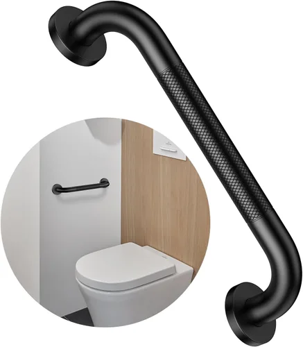 Miniatura 16 de Barra de agarre antideslizante para ducha de 24 pulgadas, acabado blanco frotado con aceite, diámetro de 1.25", Barra de agarre para baño Munzong