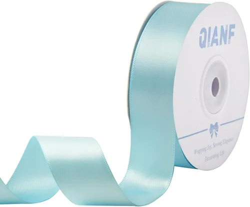 Miniatura 68 de QIANF Cinta plateada de satén de doble cara de 1-1/2 pulgadas para envolver regalos, lazos para el pelo, hacer cintas para el cabello, bandas