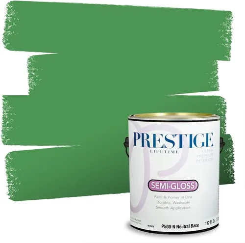 Miniatura 96 de PRESTIGE Pintura exterior e imprimación en uno, aloe, plano, 1 galón
