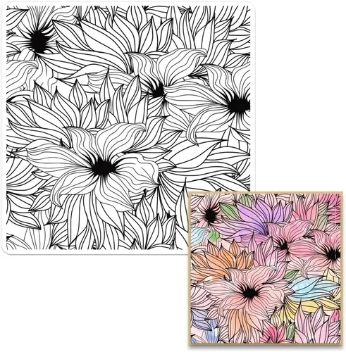 Florecer flores fondo sellos transparentes para hacer tarjetas, plantas decorativas, fondo, sellos de silicona transparente para manualidades,