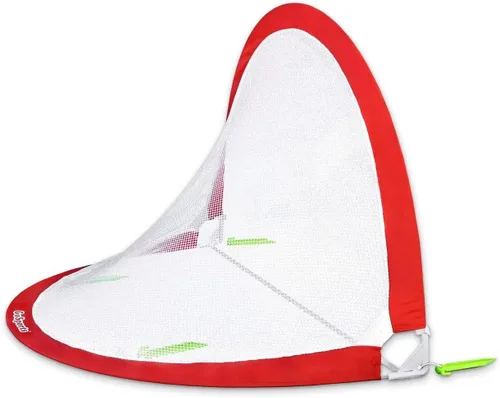 Miniatura 7 de GoSports Porterías de fútbol portátiles desplegables para patio trasero – Niños y adultos – Juego de dos redes con conos de entrenamiento
