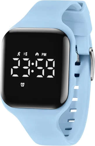 Miniatura 40 de Relojes para niños y niñas, reloj deportivo digital con contador de pasos, podómetro, alarma de vibración, sin aplicación, impermeable, rastreador