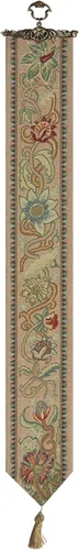 Miniatura 10 de C Charlotte Home Furnishings Inc William Morris Birds I Tapestry Bell Pull - 6 pulgadas x 42 pulgadas Algodón/Viscosa/Poliéster