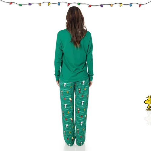 Miniatura 4 de Peanuts Snoopy - Pijamas familiares a juego, cómodos conjuntos de 2 piezas para Navidad
