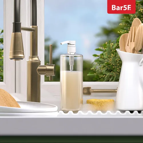 Miniatura 11 de Liter - Bombas de champú y acondicionador de 33.8 onzas, se adaptan a botellas de la marca Salón, paquete de 2 dispensadores superiores compatibles