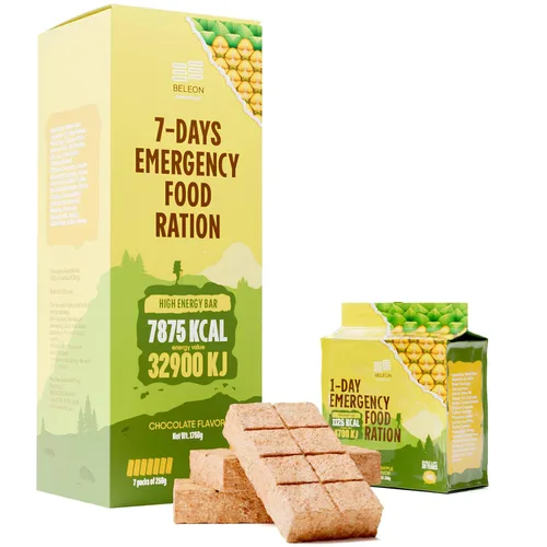 Miniatura 26 de Suministro de alimentos de emergencia - Ración de supervivencia de chocolate - 20 años de vida útil - 3 días