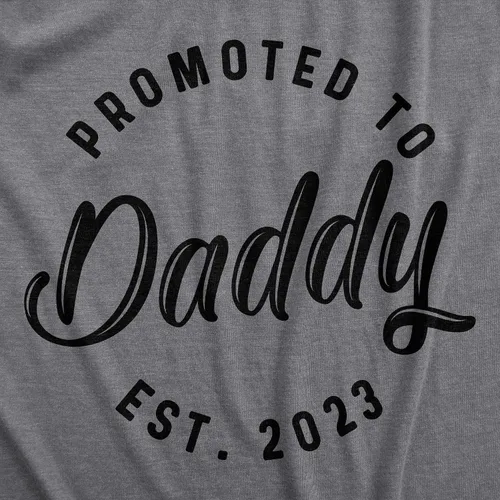 Miniatura 2 de Crazy Dog - Camisetas para hombre promocionadas con leyenda Promoted to Daddy 2020 para el día del padre para el nuevo mejor padre y marido