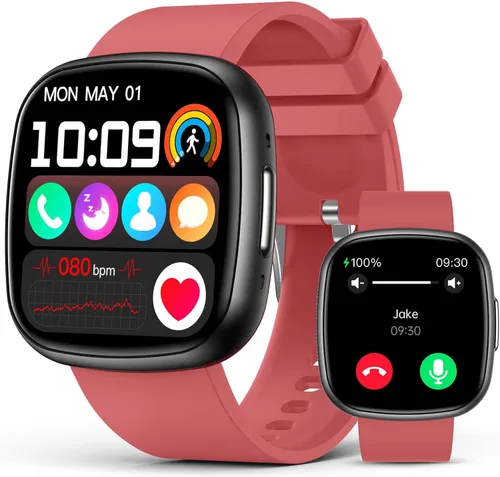 Smart Watch for Men Women, 1.72" Super Retina HD Display, 24/7 Heart Rate Blood Oxygen HRV Monitor, Sleep/Stress, 135 Sport Modes Fitness Activity
