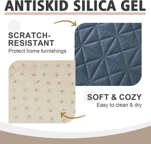 Miniatura 4 de Ameritex Funda de sofá impermeable para asientos, funda de sofá para perros, funda de sofá para mascotas, funda de terciopelo para silla, sofá