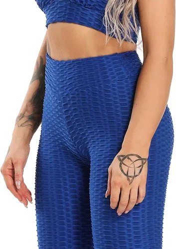 Miniatura 71 de SEASUM - Pantalones de yoga de cintura alta para mujer, con control de abdomen y realce de glúteos, leggings favorecedores para entrenar y correr