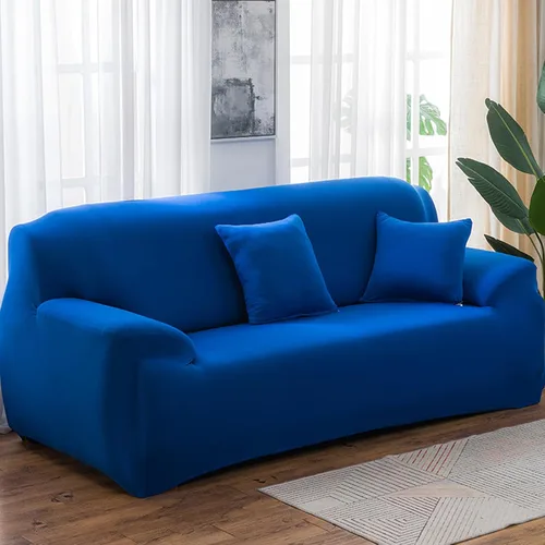 Miniatura 27 de Morbuy Funda súper elástica para sofá, 4 piezas de elastano, funda de sofá modular de color sólido con parte inferior elástica, protector de muebles