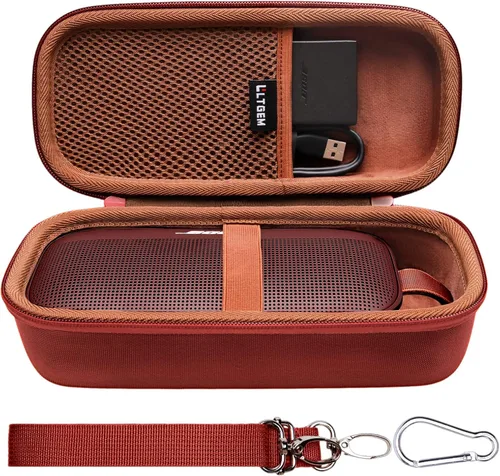 Miniatura 8 de LTGEM - Funda rígida compatible con Bose SoundLink Flex 2ª generación/SoundLink Flex altavoz portátil Bluetooth, negro (solo funda)