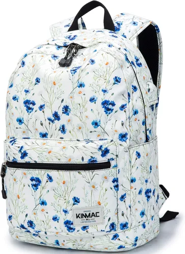 Miniatura 20 de Kinmac Mochila resistente al agua para laptop con puerto de carga USB para laptop de hasta 15.6 pulgadas (bordado)