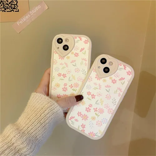 Miniatura 3 de Ownest Funda compatible con iPhone 13 Pro Max con bonito patrón floral de flores para mujeres y niñas, funda de silicona suave con protección
