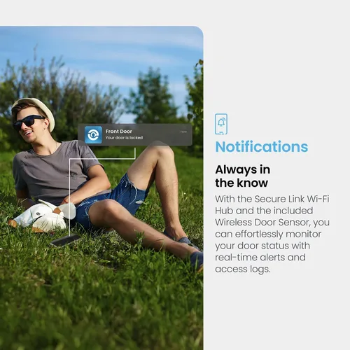 Miniatura 6 de Lockly Hub Wi-Fi Secure Link: controla tu Lockly Smart Lock desde cualquier lugar con notificaciones en tiempo real y control de voz