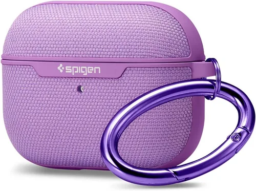Miniatura 10 de Spigen Urban Fit - Funda para AirPods Pro (2019), funda de tela prémium con mosquetón, color negro