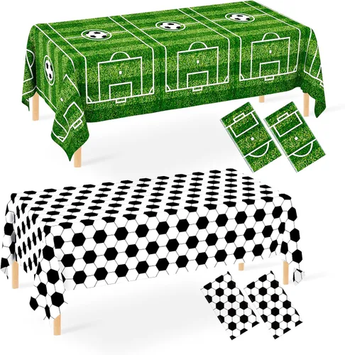 Miniatura 23 de WNINK Paquete de 2 manteles desechables a cuadros negros y blancos con tema de coche de carreras para fiesta, mantel a cuadros negros
