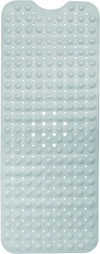 Miniatura 40 de ENKOSI Tapete de baño antideslizante, extra largo de 40 x 16 pulgadas, tapete antideslizante grande para bañera y ducha con ventosas y agujeros