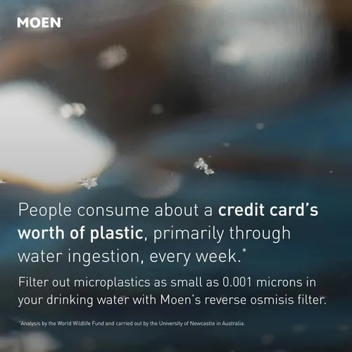 Miniatura 5 de Moen Filtro avanzado de reemplazo de la etapa 3 de la etapa 3 del sistema de filtración de agua de la ósmosis inversa de 4 etapas debajo