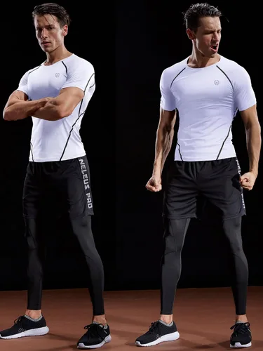 Miniatura 6 de NELEUS Camisetas de compresión para hombre