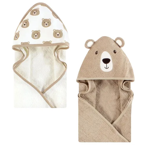 Miniatura 76 de Hudson Baby Toalla unisex de algodón con capucha con cara de animal para bebé, abeja amarilla, talla única Amarillo Bee